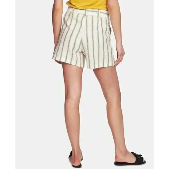 1.STATE Linen/Cotton Summer Striped Shorts, 12 - Picture 5 of 7